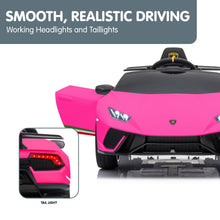 Load image into Gallery viewer, Kahuna Lamborghini Performante Kids Electric Ride On Car Remote Control by Kahuna - Pink
