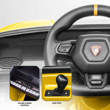 Load image into Gallery viewer, Kahuna Lamborghini Performante Kids Electric Ride On Car Remote Control - Yellow
