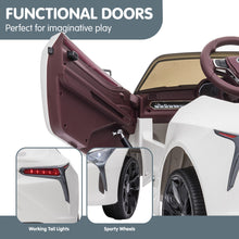 Load image into Gallery viewer, Kahuna Licensed Lexus Lc 500 Kids Electric Ride On Car - White
