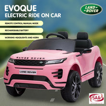 Load image into Gallery viewer, Kahuna Land Rover Licensed Kids Electric Ride On Car Remote Control - Pink
