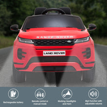 Load image into Gallery viewer, Kahuna Land Rover Licensed Kids Electric Ride On Car Remote Control - Red
