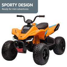 Load image into Gallery viewer, Kahuna Licensed MCL35 McLaren Kids Toy Ride On Electric Quad Bike - Orange

