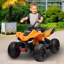 Load image into Gallery viewer, Kahuna Licensed MCL35 McLaren Kids Toy Ride On Electric Quad Bike - Orange
