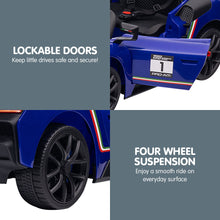 Load image into Gallery viewer, Kahuna Maserati MC20 GT2 Licensed Electric Kids Ride On Race Car Blue
