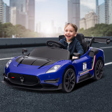 Load image into Gallery viewer, Kahuna Maserati MC20 GT2 Licensed Electric Kids Ride On Race Car Blue
