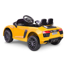 Load image into Gallery viewer, Kahuna R8 Spyder Audi Licensed Kids Electric Ride On Car Remote Control - Yellow
