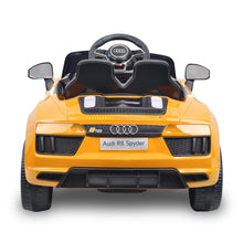 Load image into Gallery viewer, Kahuna R8 Spyder Audi Licensed Kids Electric Ride On Car Remote Control - Yellow
