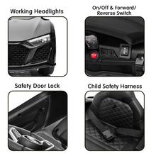 Load image into Gallery viewer, Kahuna Audi Sport Licensed Kids Electric Ride On Car Remote Control - Black
