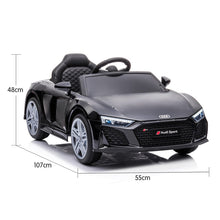 Load image into Gallery viewer, Kahuna Audi Sport Licensed Kids Electric Ride On Car Remote Control - Black
