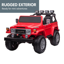 Load image into Gallery viewer, Kahuna Licensed Toyota FJ-40 Electric Kids Ride On Car by Kahuna - Red
