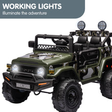 Load image into Gallery viewer, Kahuna Authorised Toyota FJ Cruiser Kids Electric Ride On Car - Green
