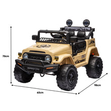 Load image into Gallery viewer, Kahuna Authorised Toyota Fj Cruiser Kids Electric Ride On Car - Khaki
