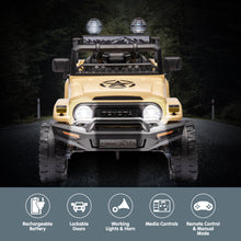 Load image into Gallery viewer, Kahuna Authorised Toyota Fj Cruiser Kids Electric Ride On Car - Khaki
