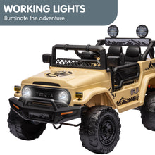 Load image into Gallery viewer, Kahuna Authorised Toyota Fj Cruiser Kids Electric Ride On Car - Khaki
