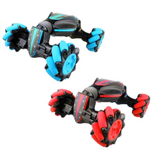 Load image into Gallery viewer, Gesture Control Twisting Car with Music and Deformation - Blue
