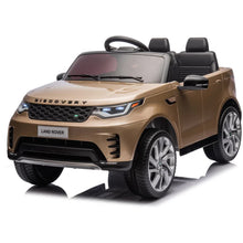 Load image into Gallery viewer, Land Rover Licensed 12V Electric Ride On kids Toy Car – Champagne
