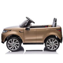 Load image into Gallery viewer, Land Rover Licensed 12V Electric Ride On kids Toy Car – Champagne
