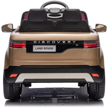 Load image into Gallery viewer, Land Rover Licensed 12V Electric Ride On kids Toy Car – Champagne
