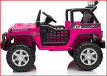 Load image into Gallery viewer, Jeep Off Road Inspired Ride On Car Kids Fairyland Adventure – Pink
