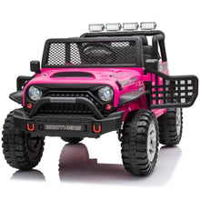 Load image into Gallery viewer, Jeep Off Road Inspired Ride On Car Kids Fairyland Adventure – Pink
