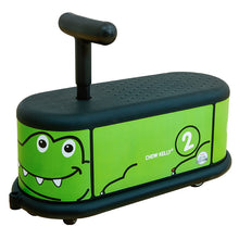 Load image into Gallery viewer, Crocodile Car Green Quiet Ride Twist Car for Toddlers - Fun Wiggle Ride-On Toy
