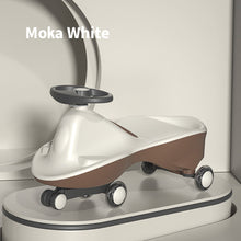 Load image into Gallery viewer, Moka White-Glide Walker Swing Car Twist Car Rind On Toy  Italian Designer For Children Outdoor
