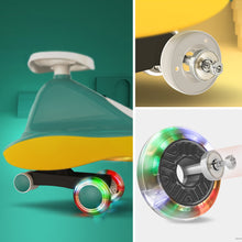 Load image into Gallery viewer, Yellow-Glide Walker Swing Car Twist Car Rind On Toy  Italian Designer For Children Outdoor

